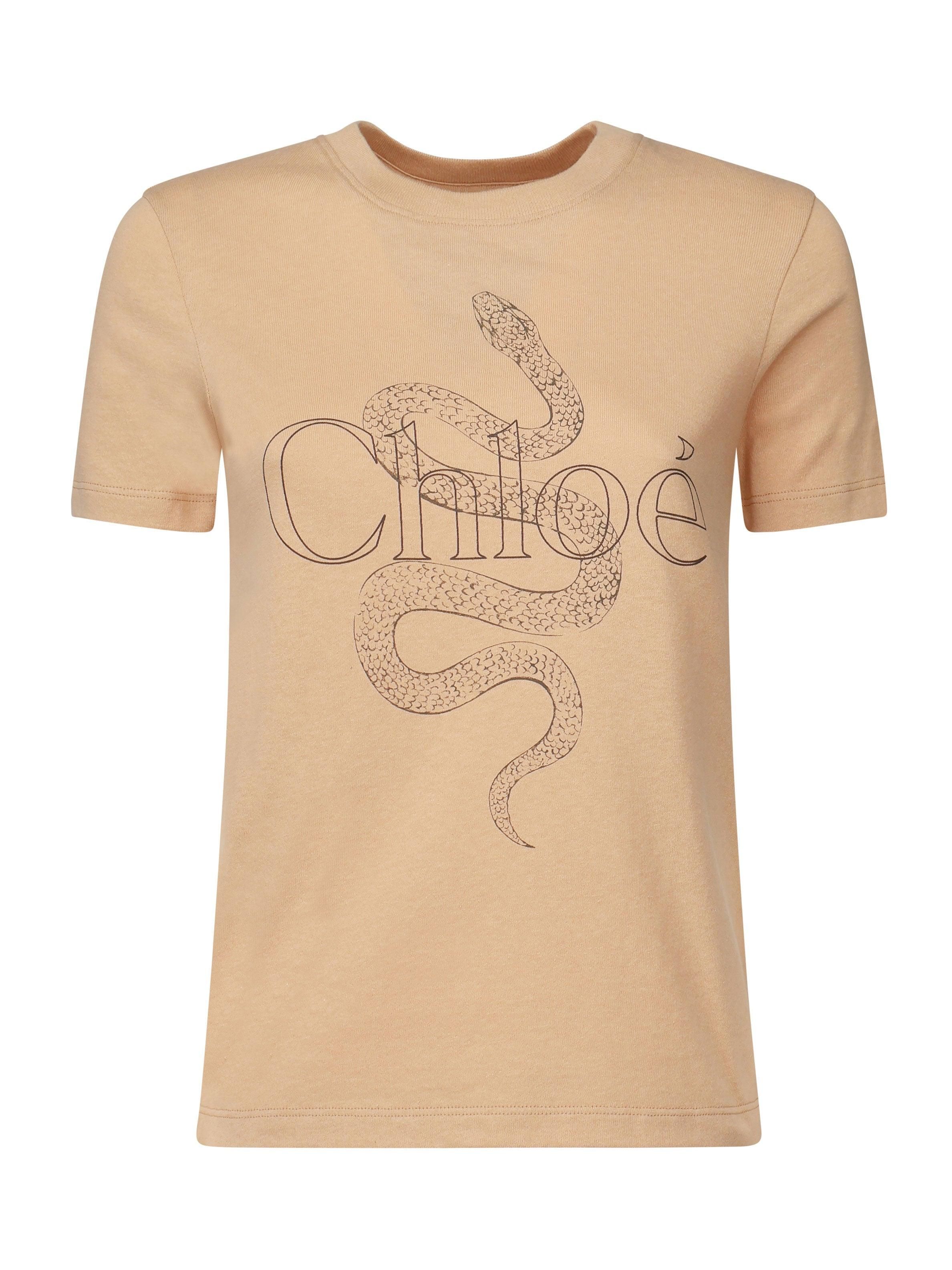 T-Shirt CHLOE CH25SJH12180 White 101 Woman Tシャツ・カットソー