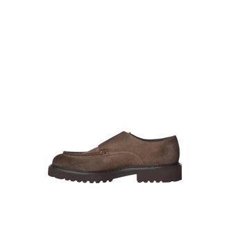 Doucal's Mocasines Commander de Doble Hebilla - Shoes - Hombre - Marr&oacute;n - 40 1/2 EU