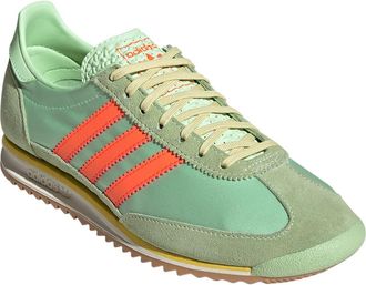 adidas SL 72 Sneaker in Green Spark/Orange/Off White at Nordstrom, Size 10