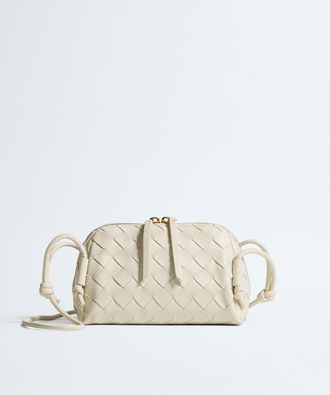 Bottega Veneta Intrecciato Concert Pouch - White - Women - 100% Lambskin