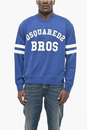 Dsquared2 Crewneck T-Shirt D2 BROS Printed Cotton size Xxl