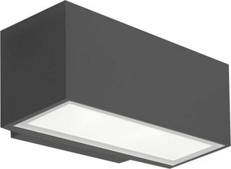 Leds - C4 Efectoled - Leds-c4 Afrodita - Aplique Led Up & Down Para Exterior Urban Grey 22cm 1955lm 4000k Ip65