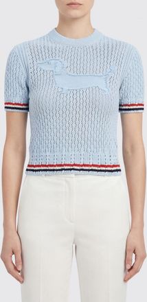 Thom Browne Maglia di cotone con logo Thom Browne