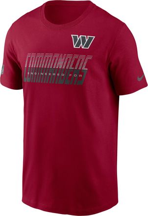 Nike Washington Commanders Sideline Team Issue Nike Mens Dri-FIT NFL T-Shirt in Red | 02ET67P9E-TF9