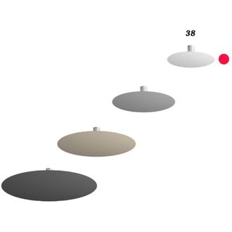 Top-Light Plafoniera Moderna Disk Metallo Sabbia 5 Luci Gx53