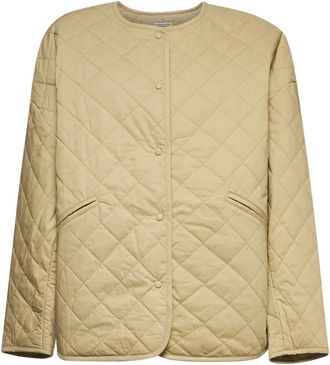 Toteme Dames, Jassen, Beige, Maat: XS Katoen