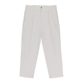 Aim&eacute; Leon Dore OFF-WHITE DOUBLE PLEATED TROUSERS