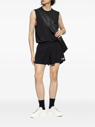 Yohji Yamamoto Logo-detail Running Shorts