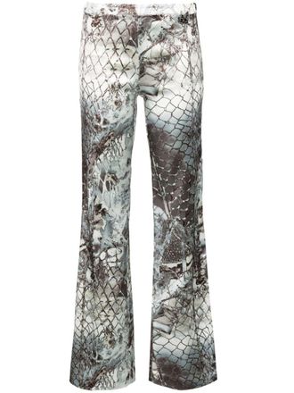 Diesel Pantaloni P-Maevy svasati - Grigio