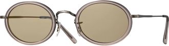Eyevan 7285 Eyevan - E-0516 Zonnebril - unisex - Accessoires - Beige - Maat: 47 MM Zijde