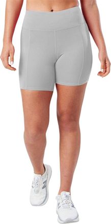 NATHAN Dames/Dames Slim Shorts (Grijze Mist)