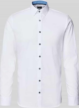 Olymp No. 6 Super Slim Fit Business-Hemd Modell Urban Kent in Weiss, Gr&ouml;&szlig;e 36