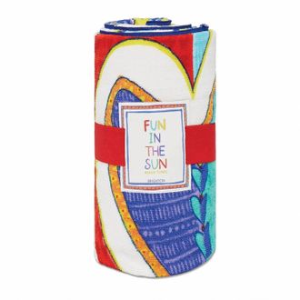 Brighton Unisex Endless Summer Beach Towel In Multicolor