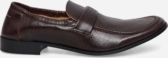 Maison Margiela Men s Swing-Toe Leather Loafers Brown