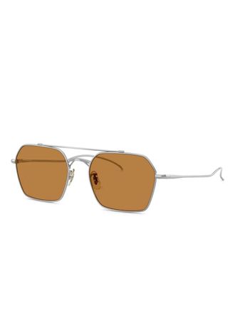 Oliver Peoples TK-15 sunglasses - unisex - Titanium - 53 - Silver