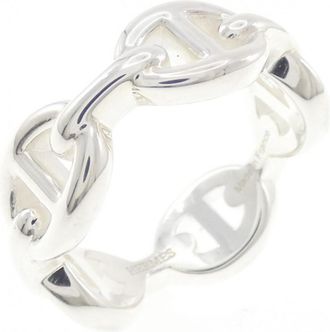 Herm&egrave;s Silver 925 Band Ring (Pre-Owned)