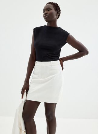 Contemporaine Womens Piped pockets structured skort