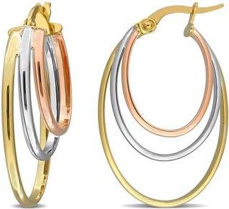Delmar Triple Layered Hoop Earrings in Multi-Color at Nordstrom Rack