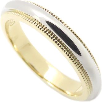 Tiffany & Co. Platinum Yellow Gold Yellow Gold (18K) Platinum 950 Band Ring (Pre-Owned)