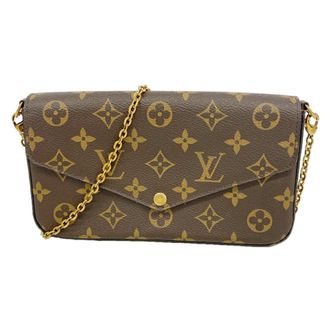 Louis Vuitton Fuchsia Chain/Shoulder Wallet (Pre-Owned)