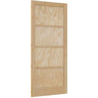 vidaXL Vidaxl - Puerta Interior Marr&oacute;n 93 X 211 Cm Madera Contrachapada