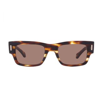 Ferragamo SF2011S216 Striped Tortoiseshell Sunglasses - Brown