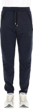 C.P. Company Blauwe Joggerbroek met ritssluiting zakken - Heren - Sweatpants - Blauw - S - Katoen - Broeken