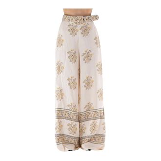 Zimmermann Dames, Broeken, Beige, Maat: L Viscose