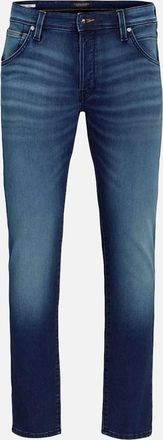 Jack & Jones Mens Jack & Jones JJMike Tapered stretch jeans DENIM BLUE - Size: 32/30