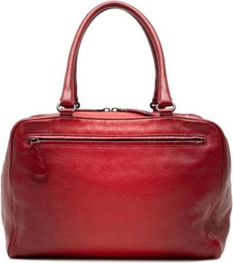 Bottega Veneta Pre-owned Handbags, female, Red, Size: ONE SIZE Pre-owned Brera Handbag