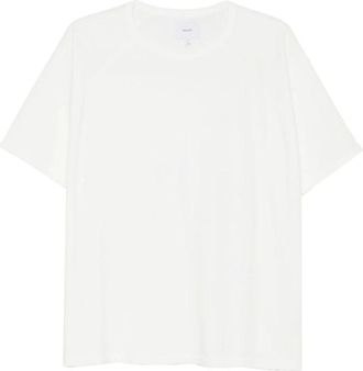 Rhude Raglan Logo T-shirt - Heren - Tops - Wit - Maat: L Katoen