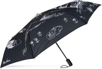 Moschino Opvouwbare paraplu - unisex - Paraplus - Zwart - ONE Size - Wol - Accessoires
