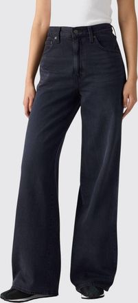Levi's Jeans Cinch a zampa a vita alta in misto lino e viscosa