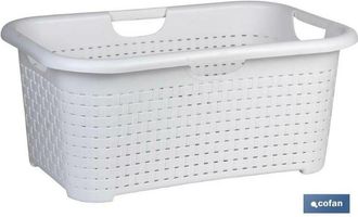 cofan Cesta Multiusos Blanca 59 X 38 X 26 Cm Caja 6 Unid., Cestas Multiusos Modelo Marsella, Est&aacute;n Disponibles En Color Blanco, Crema Y Gris. Las Cestas Cue