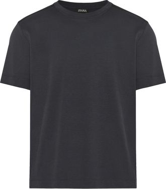 Ermenegildo Zegna Hombre, Camisetas, Negro, Talla: L