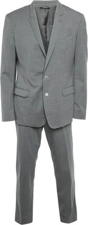 Dolce & Gabbana Completo monopetto in lana - Grigio