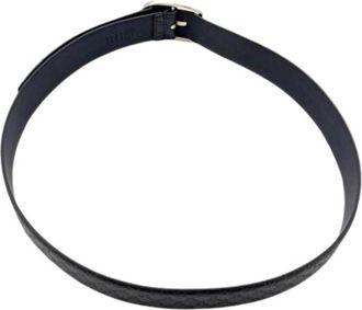 Gucci Pre-owned Standard Belt - Heren - Vintage Accessoires - Blauw - ONE Size - Leer - Vintage