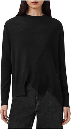 AllSaints Isla Jumper Womens Clothing Black 1 : XS, Wool