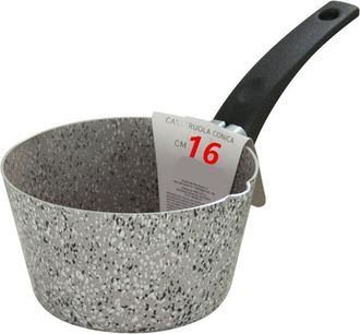 Trade Shop Trade Shop - Cacerola C&aacute;lcula C&aacute;lculos 12-16 Cm Recubrimiento Antideslizante Resistente A Los Ara&ntilde;azos Con Asa - -16 Cm