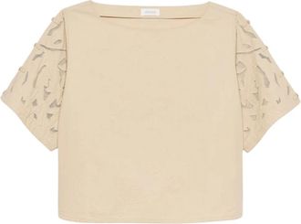 Alchemist Lotus Top - Dames - Blouses - Beige - XL - Katoen - Overhemden