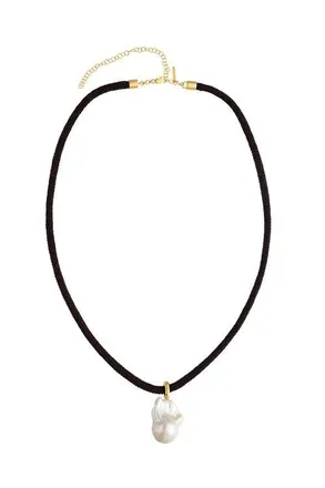 Peracas Nala Daily Rope Necklace in Bitter Brown-Ivory at Nordstrom