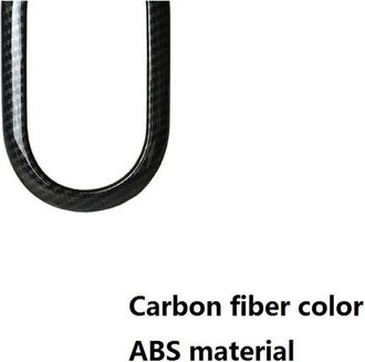 OEM Marcos Decorativos De Fibra De Carbono Para Manijas De Puertas Interiores De Autom&oacute;viles, Compatibles Con Ford Fortwo Y Forfour 453 (2015-2020)