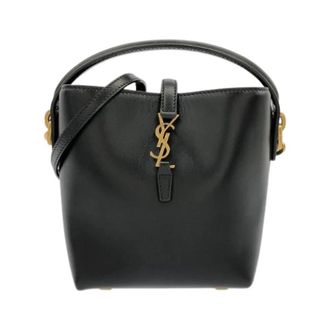 Saint Laurent Pre-owned LE 37 Mini Lambskin Shoulder Bag - Pre-owned - Mujer - Negro - ONE SIZE