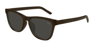 Puma PU0501SA Asian Fit 004 Mens Sunglasses Brown Size 56