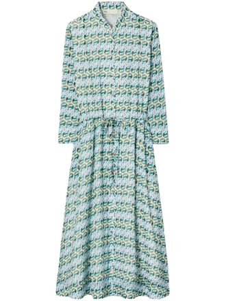 Tory Burch Midi-jurk met print - Groen