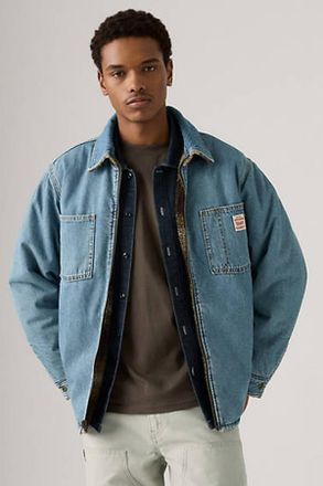 Levi's Shacket reversibile - Uomo - XL - Blu / Early Morning Worker