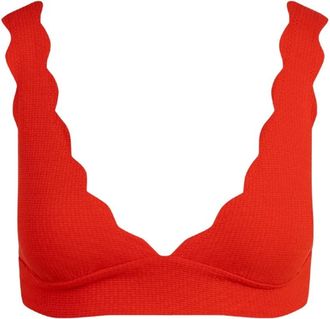 Marysia Swim Wide Santa Clara Top - Dames - Bikinis - Rood - S - Badmode