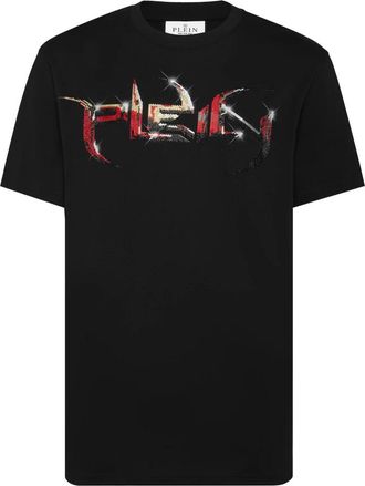 Philipp Plein T-Shirt Ronde Hals - Heren - T-shirts - Zwart - 4XL - Katoen - Tops