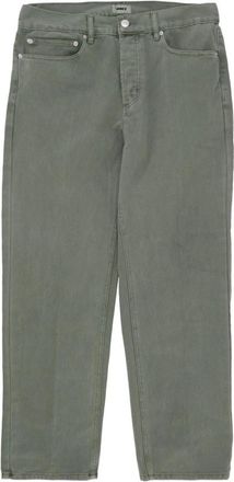 Obey Werkspijkerbroek met logosluiting - Heren - Loose Fit Jeans - Groen - W30 - Katoen - Jeans