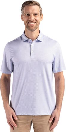 Cutter & Buck Pike Eco Diamond Dot Print Recycled Mens Polo